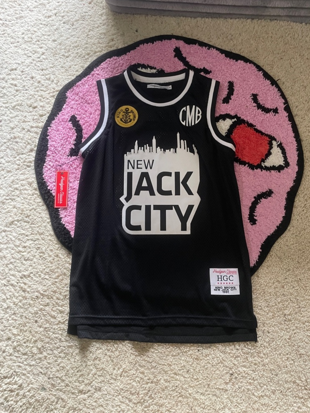 New Jack City Nino Brown basketball jersey